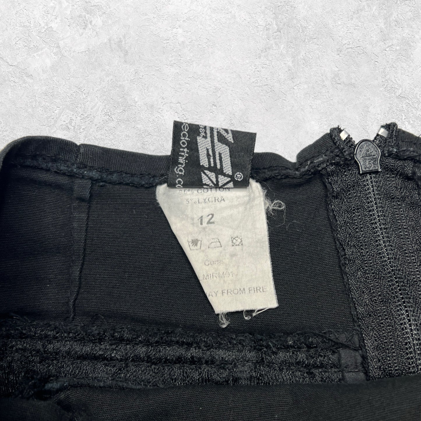 Phaze Paneled Micro Mini Skirt