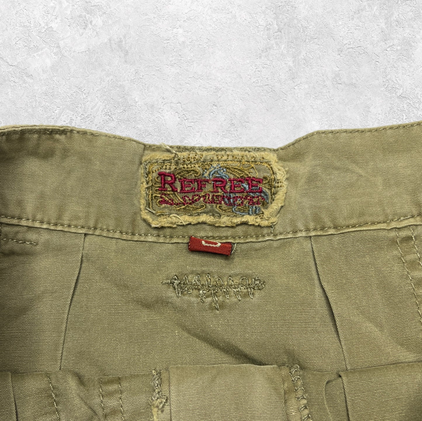 Refree Cargo Pleated Mini Skirt