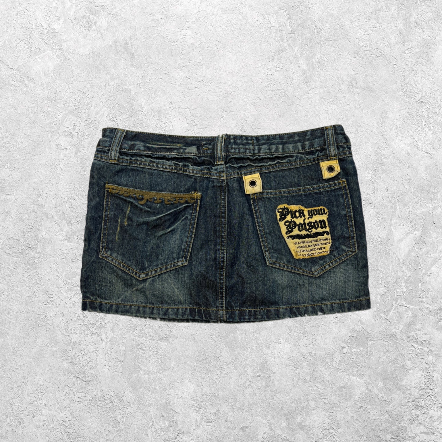 Pick Your Poison Denim Mini Skirt