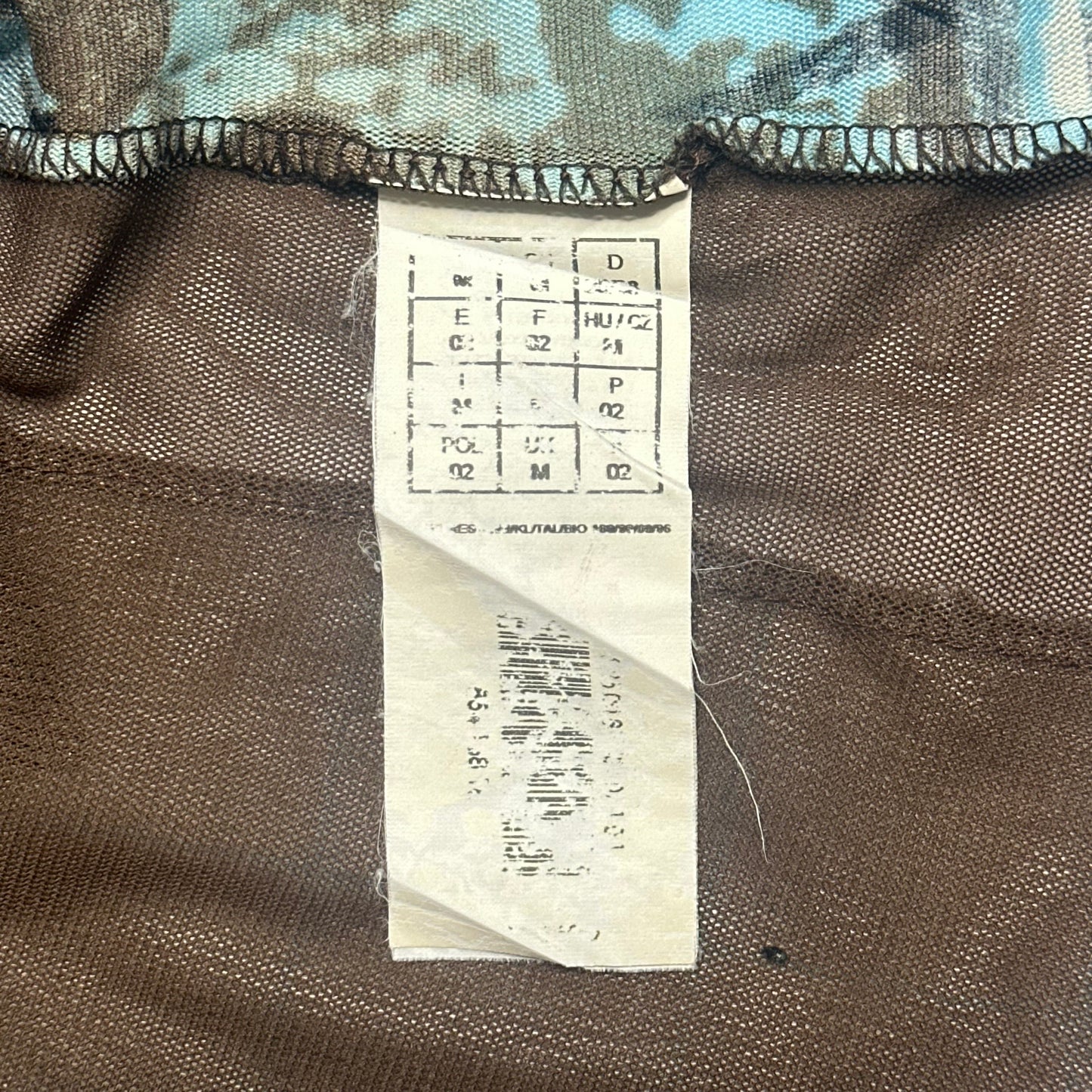 Promod Euro Mesh Patchwork Long Sleeve Top