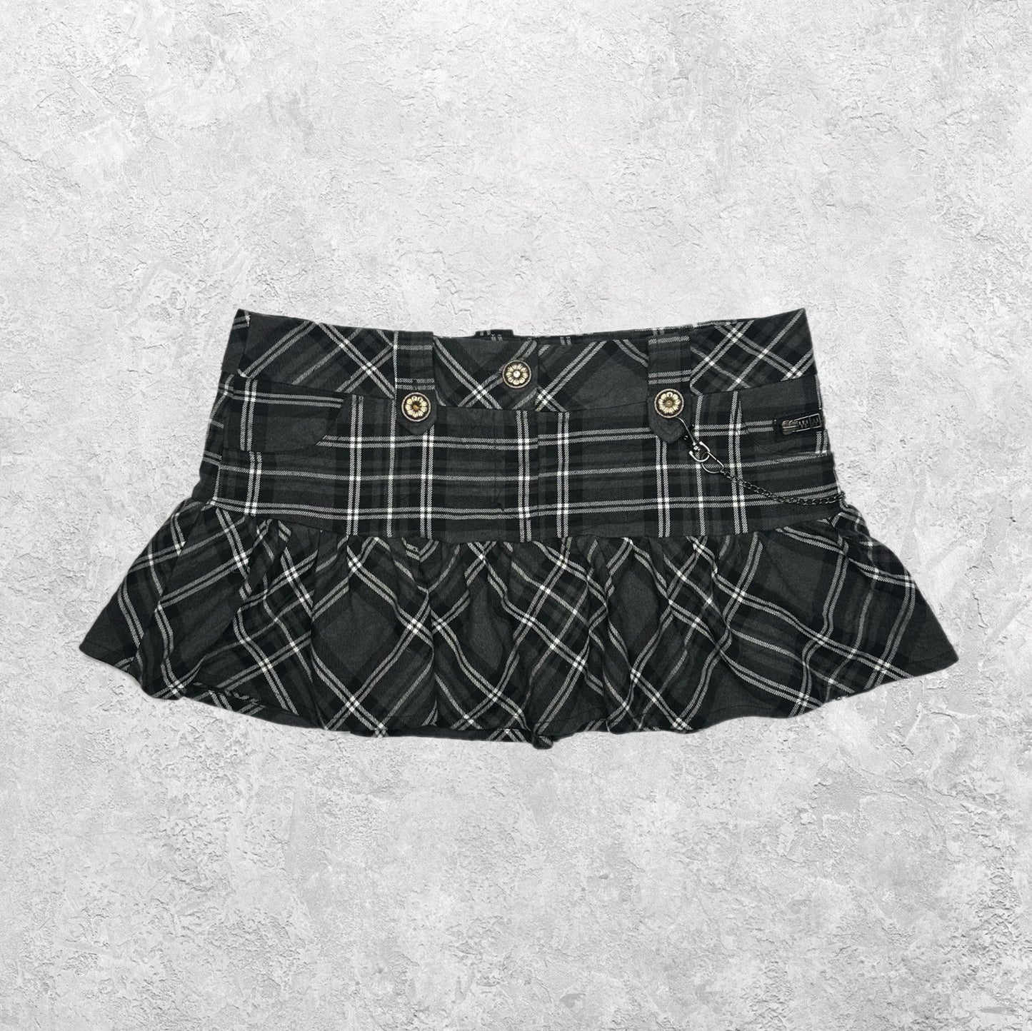 Casual Collection Plaid Pleated Mini Skirt