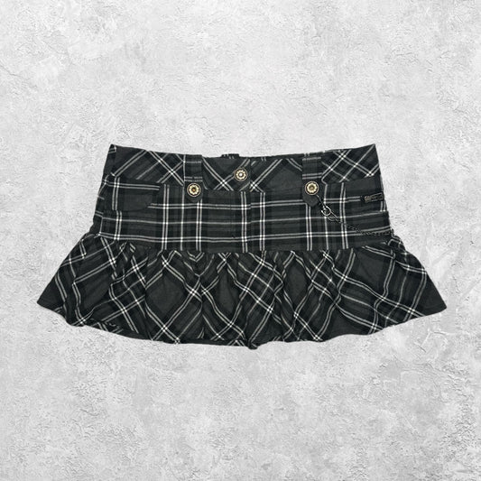 Casual Collection Plaid Pleated Mini Skirt