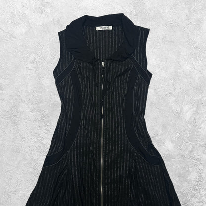 Vitrin Design Avant Garde Pinstripe Dress