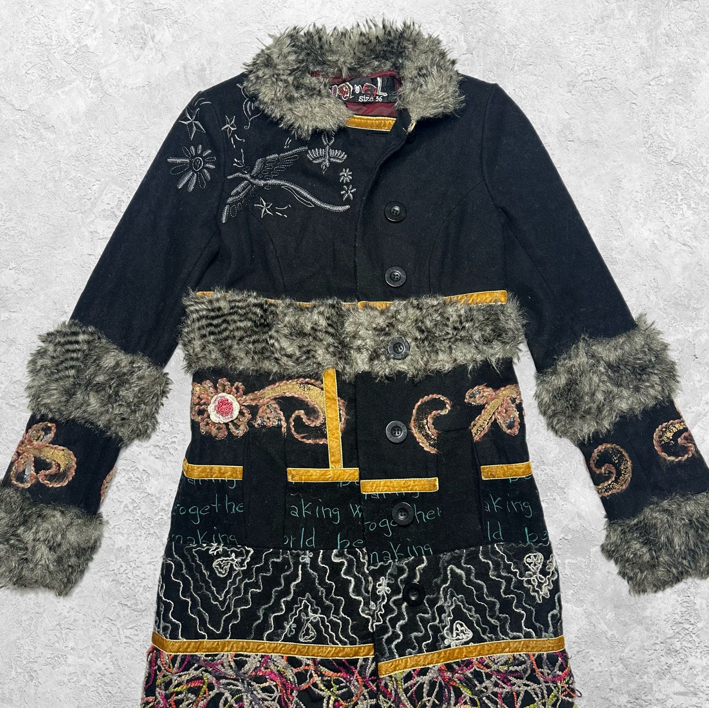 Desigual Afghan Coat